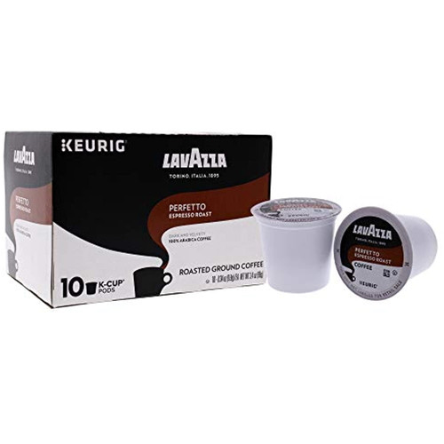 Perfetto Espresso Roast Ground Coffee Pods By Lavazza For - 10 X 0.34 Oz Coffee