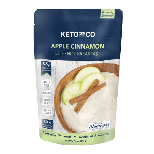 Keto And Co Keto Hot Breakfast- Apple Cinnamon Flavor- (one Bag)