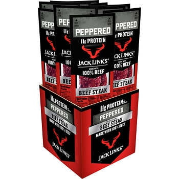 Premium Cuts Beef Steak Stick, Peppered, 1 Oz, 12 Ct
