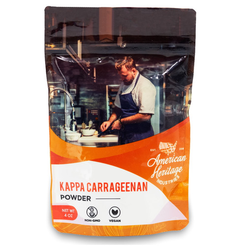 Kappa Carrageenan Powder- Refined Kappa Carrageenan Powder, Pure Kappa Powder For Vegan Cheese By Ahi (4 Oz)