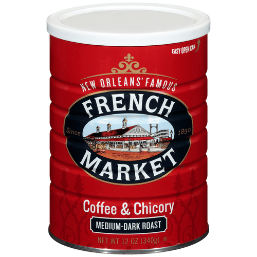 French Market Medium-dark Roast Ground Chicory & Coffee, 12 Oz Can