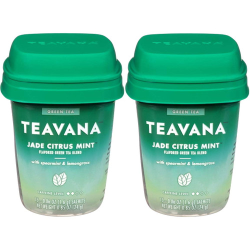 Teavana Jade Citrus Mint Flavored Green Tea, Sachets (pack Of )
