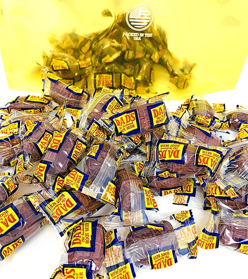 Washburn Dad's Root Beer Barrels Hard Candy | Old Fashioned Candies | Wrapped | 4 Pounds