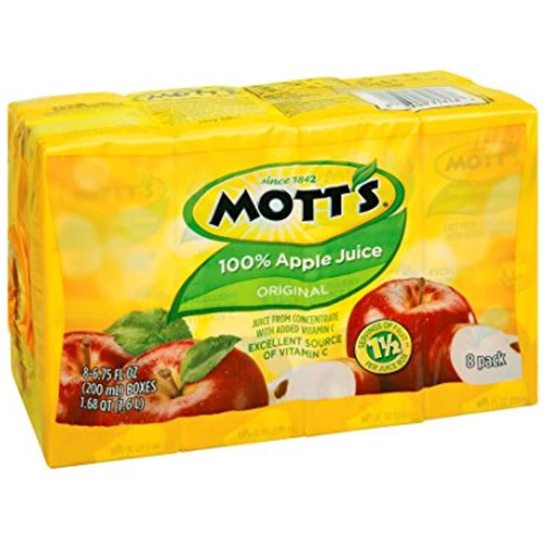 Motts 100% Apple Juice Original 8 Pk (pack Of 4)