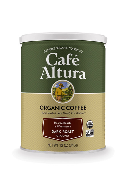 Cafe Altura Organic Coffee Dark Roast, 12.0 Oz