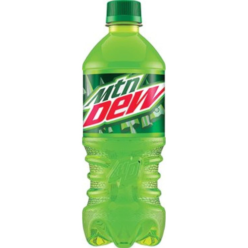Mountain Dew Soda, 20 Ounce (24 Bottles)
