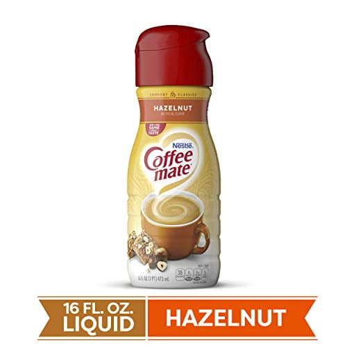 Coffee Mate Liquid Creamer, Hazelnut, 16 Oz., 6 Count
