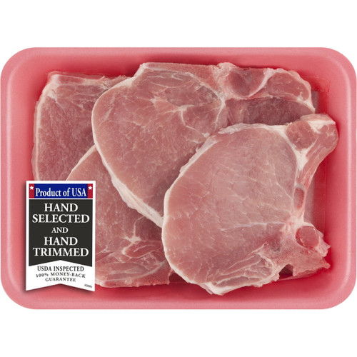 Pork Center Cut Loin Chops Bone-in, 1.6 - 2.6 Lb