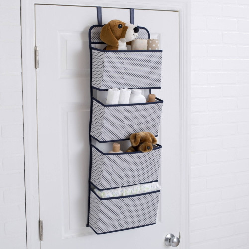 Delta Children 4-pocket Hanging Wall Organizer, Navy