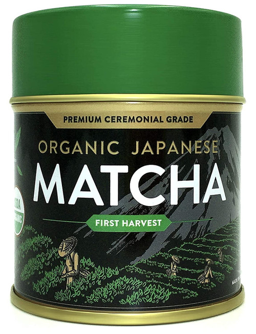 Aprika Life Japanese Ceremonial Matcha Green Tea Powder - Usda & Jas Organic - Premium, First Harvest From Japan - 30g / 1.05 Oz