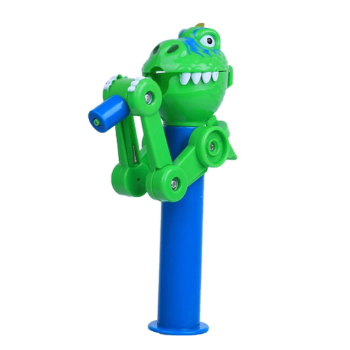 Frcolor Creative Lollipop Robot Holder Novelty Dinosaur Shape Kids Toy Gift For Children Lollipop Candy Storage (green)