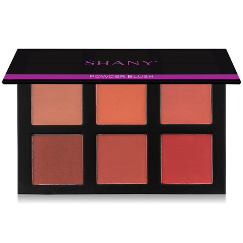 Shany Shimmer & Matte Powder Blush Palette With Mirror - Layer 4 - Refill For The Contour And Highlight 4-layer Makeup Kit