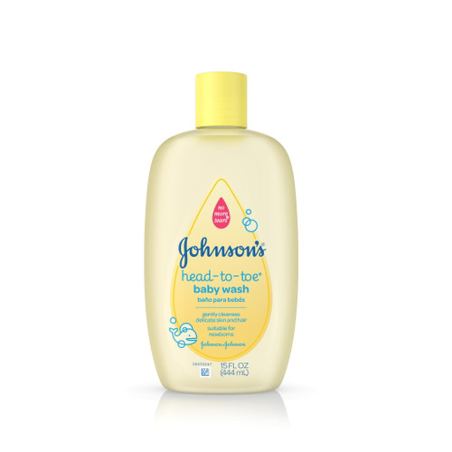 Johnson's Head-to-toe Baby Wash, Gentle Cleanser, 15 Fl. Oz.
