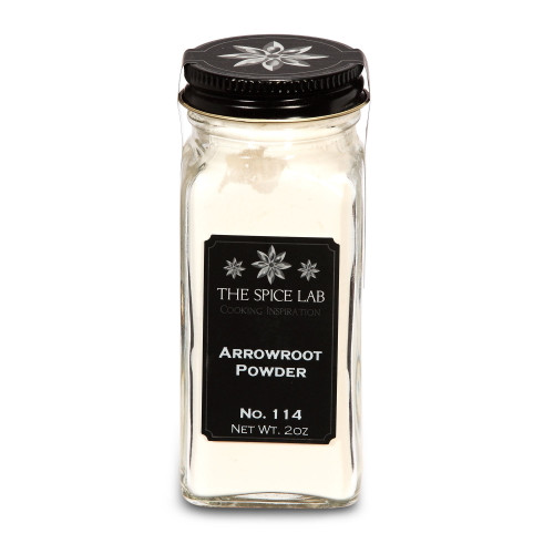 The Spice Lab Arrowroot Powder - All Natural Kosher Non Gmo Gluten Free Spice - 5114 - French Jar
