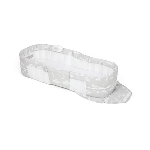 Baby Delight Snuggle Nest Harmony Infant Portable Lounger, Bd03050, Silver Clouds