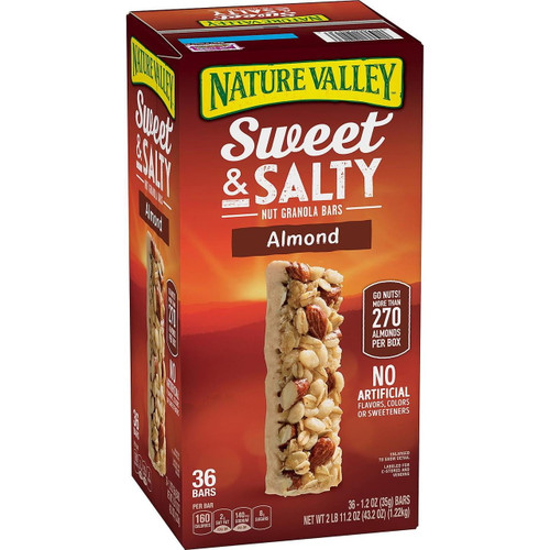 Nature Valley Sweet & Salty Almond Granola Bars (1.2 Oz., 36 Ct.)