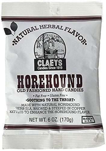 Claeys Horehound Hard Candy 6 Oz - 2 Bags