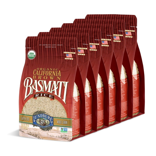 Lundberg Family Farms: Organic California Brown Basmati Rice (32 Oz, 6-pack)