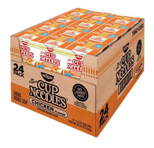Product Of Nissin Cup Noodles Chicken Flavor Soup, 24 Pk./2.25 Oz.
