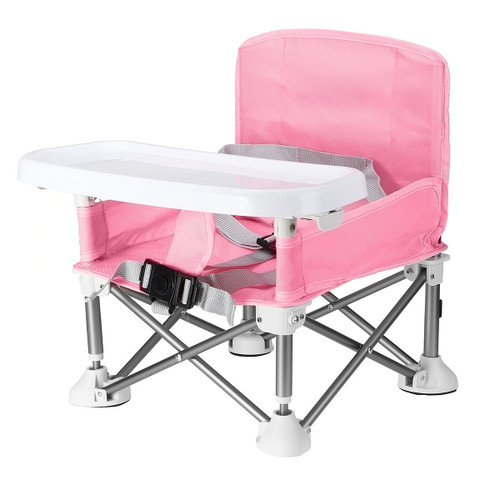 Booster Seat, Booster Chair For Indoor/outdoor Use, Fast Easy And Compact Fold, Can Be Used As A Portable Highchair, For 6-36 Months Kids (up To 33lbs) Christmas Gifts