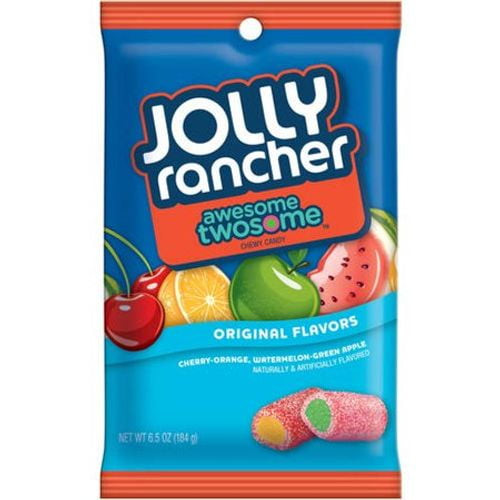 Jolly Rancher Awesome Twosome Assorted Original Flavor Candy, 6.5 Oz