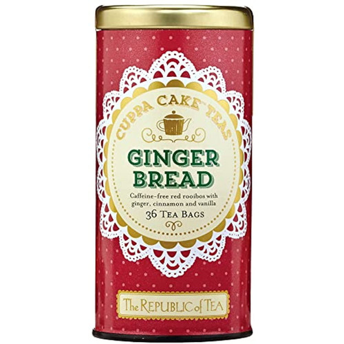 The Republic Of Tea Gingerbread Cuppa Cake Red Tea, 36 Count
