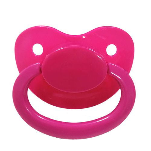 Akoada Adult Jumbo Pacifier Size Dummy For Adult Baby Silicone Pacifier(fuchsia)