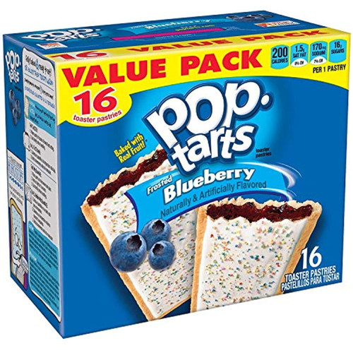 Pop-tarts Frosted Blueberry Toaster Pastries (1 Pack) 29.3 Oz