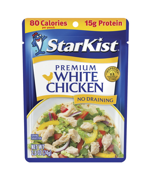 Starkist Premium White Chicken, 2.6oz Pouch
