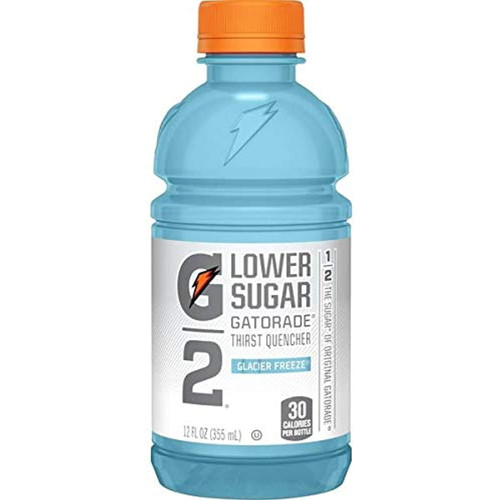 Evaxo Gatorade G2 Glacier Freeze 12oz Plastic Bottle, 24 Per Case (4/6 Packs)