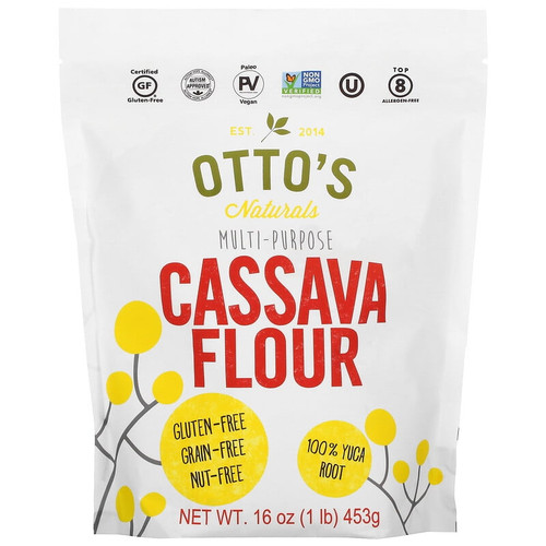 Otto's Naturals, Multi-purpose Cassava Flour, 16 Oz
