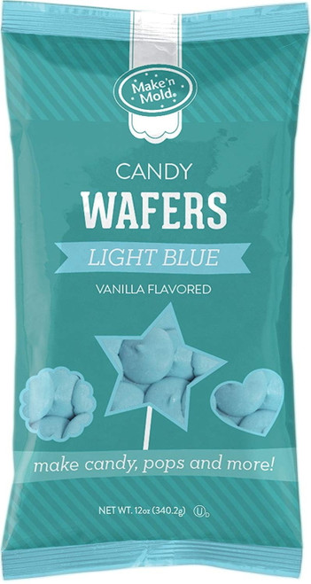 Make'n Mold Vanilla-flavored Melting Candy Wafers Light Blue, 12 Ounce