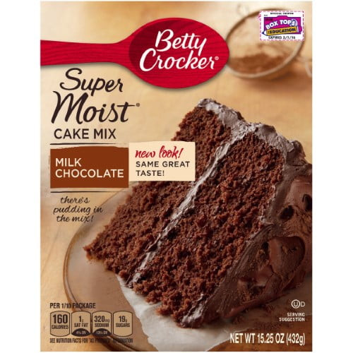 Betty Crocker Â® Super Moist Cake Mix Milk Chocolate