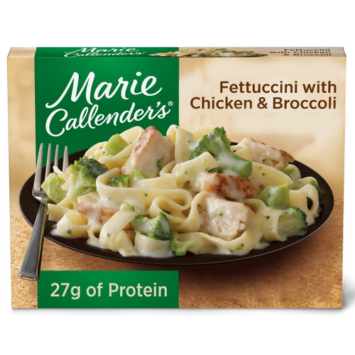 Marie Callender's Frozen Dinner, Fettuccini With Chicken & Broccoli, 13 Ounce