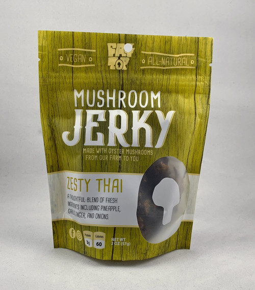 Zesty Thai Mushroom Jerky