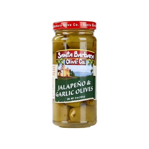 Santa Barbara Garlic And Jalapeno Double Stuffed 5 Oz
