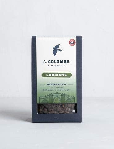 La Colombe Louisiane Whole Bean Coffee Blend, Darker Roast, 12-ounce Bag