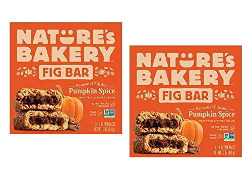 Nature's Bakery Pumpkin Spice Real Fruit, Whole Grain Fig Bar - 12 Ct. (24 Oz.)