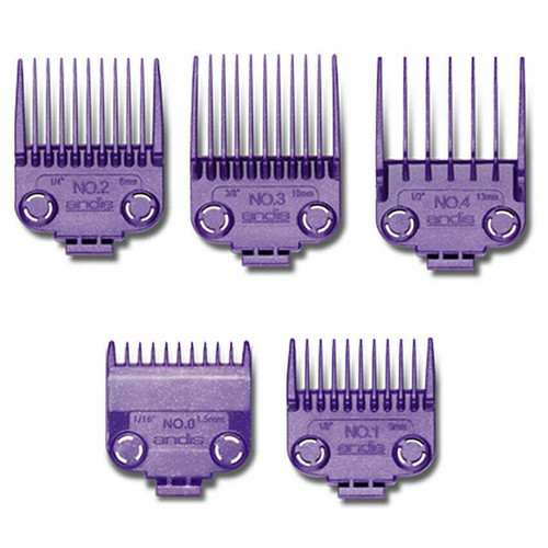Andis 01410 Small Nano Dual Magnetic 5 Comb Set With Tassel Designed For Mba Mc-2 Ml Pm- And Pm-4 Scissors