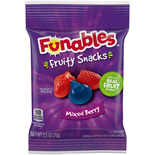 (price/case)fruity Snacks 05475 Funables Mixed Berry 48-2.5 Ounce