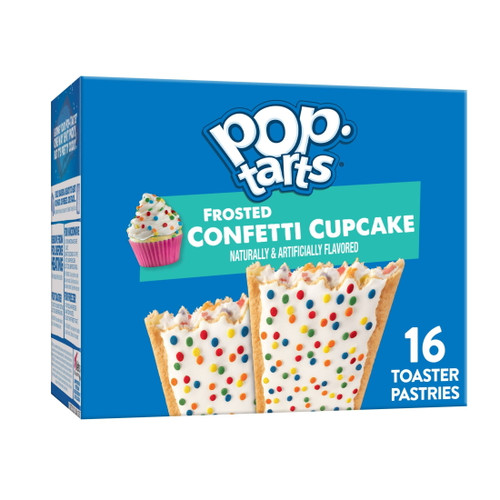 Pop-tarts Toaster Pastries, Frosted Confetti Cupcake, 27 Oz, 16 Count