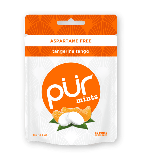 Pur Mints Sugar Free Mints With Xylitol - Natural Tangerine Tango Flavor - 50 Pieces (pack Of 1)