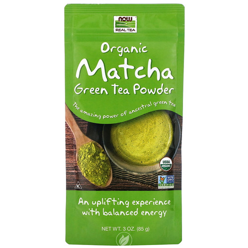 Now Real Foods Organic Matcha Green Tea Powder 3 Ounce