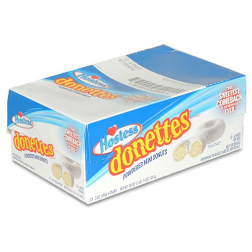 Product Of Hostess, Donettes Mini Powder Donut, Count 10 (3 Oz) - Cakes & Muffins / Grab Varieties & Flavors
