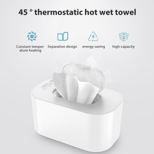 Wrea Baby Wipe Warmer And Baby Wet Wipes Dispenser Baby Wipes Warmer For Babies Portable Wipes Heating Box Diaper Wipe Warmer Temperature Adjustable