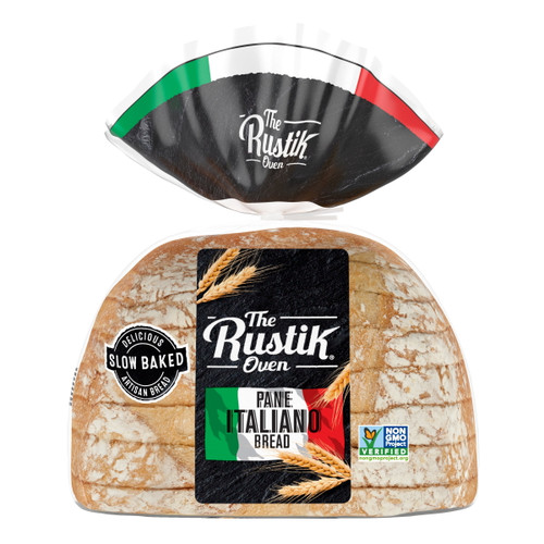 The Rustik Oven Artisan Pane Italiano Bread, Slow Baked Delicious Artisan Bread, Non-gmo, 16 Oz