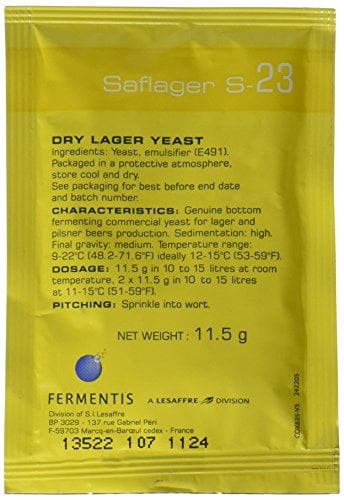 Saflager S-23 Dry Yeast - 11.5g