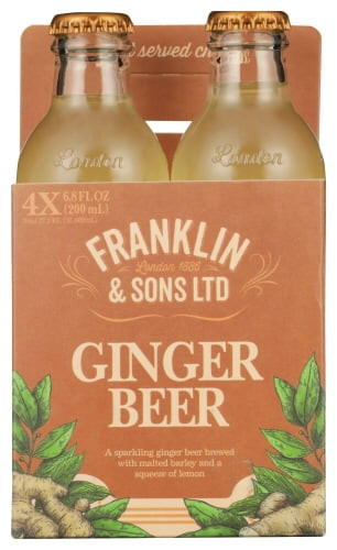 Franklin & Sons: Beer Ginger 4pk, 800 Ml