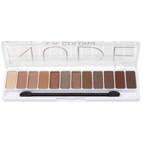 L.a. Colors 12 Color Irresistible Eyeshadow Palette, Nude