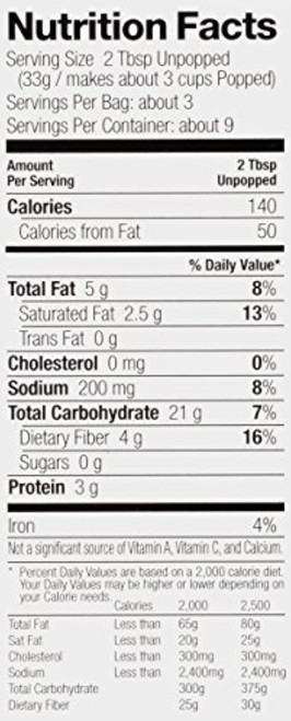 Black Jewell Kettle Microwave Hulless Popcorn 10.5 Ounces (pack Of 6)